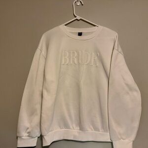 SHEIN 'Bride' Crewneck
